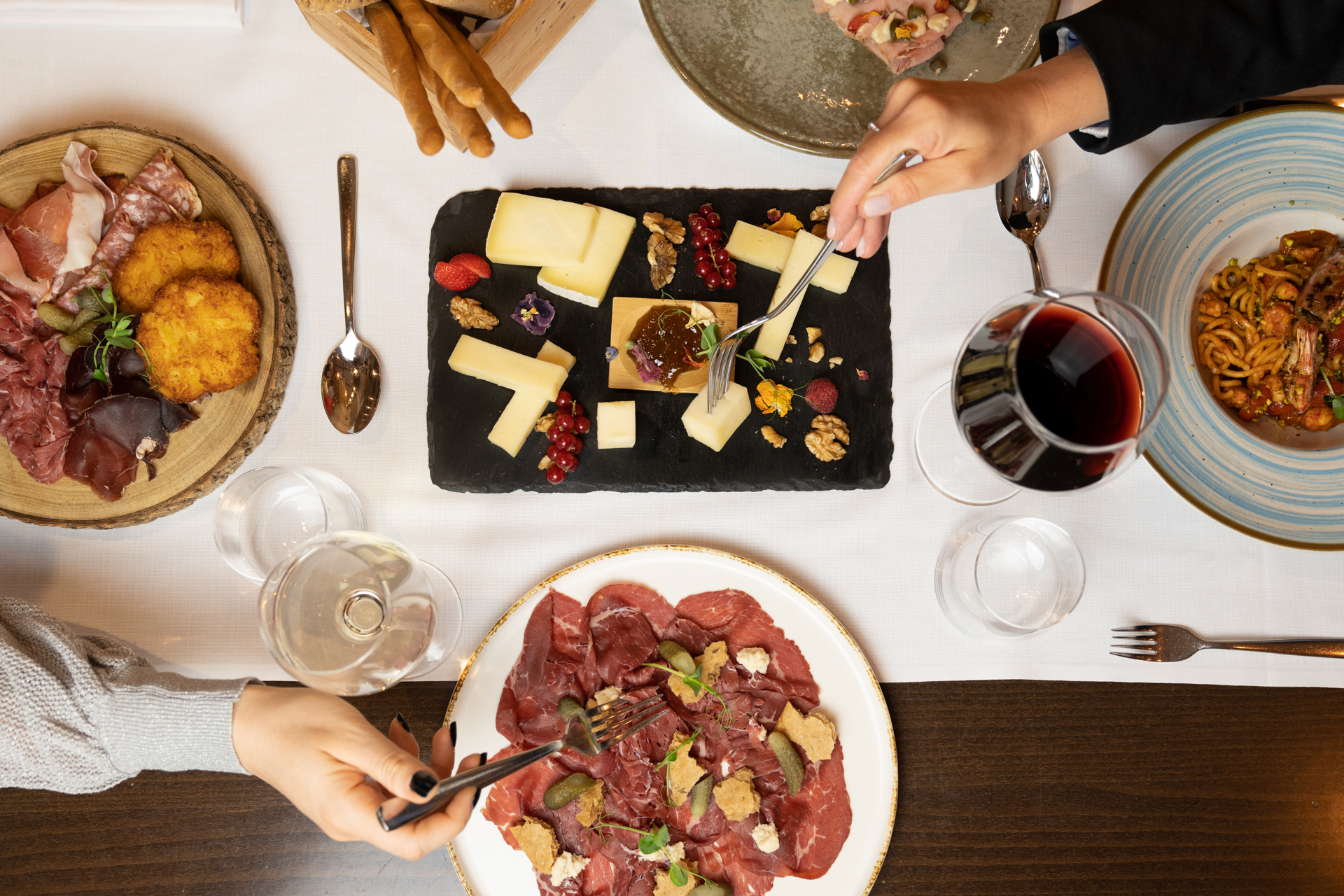 Servizio fotografico al Ristorante Clesio a Trento realizzato da Giulia Broz, fotografa professionista